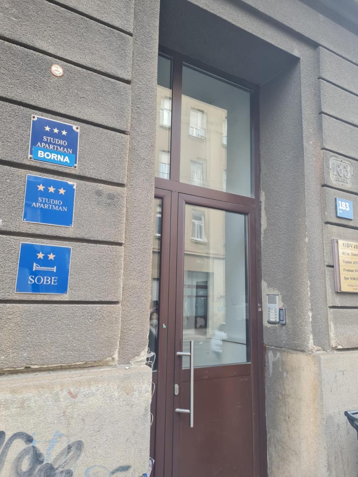 Apartments Borna 2 Zagreb Eksteriør bilde